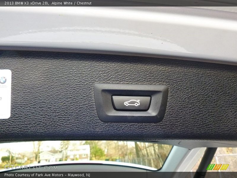 Alpine White / Chestnut 2013 BMW X3 xDrive 28i