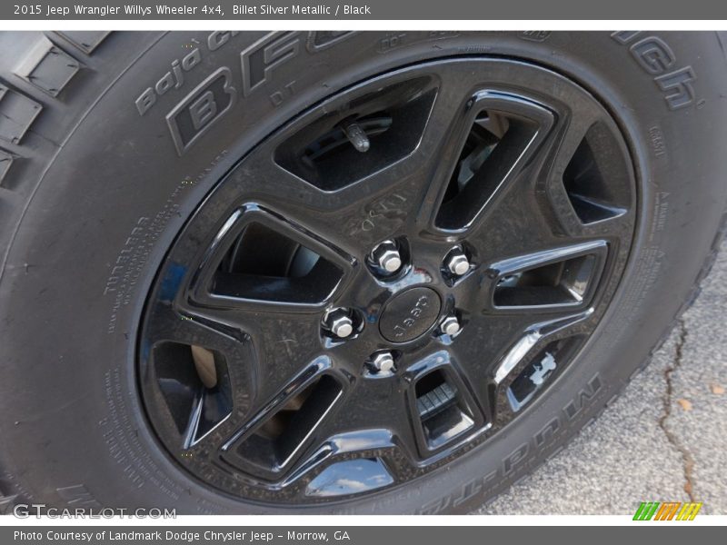 Billet Silver Metallic / Black 2015 Jeep Wrangler Willys Wheeler 4x4