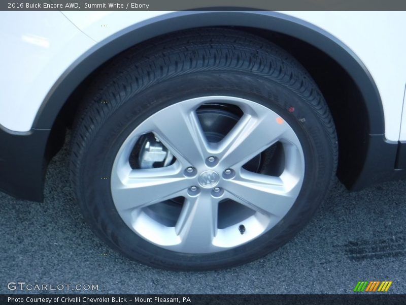Summit White / Ebony 2016 Buick Encore AWD