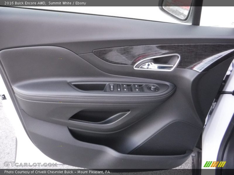Summit White / Ebony 2016 Buick Encore AWD