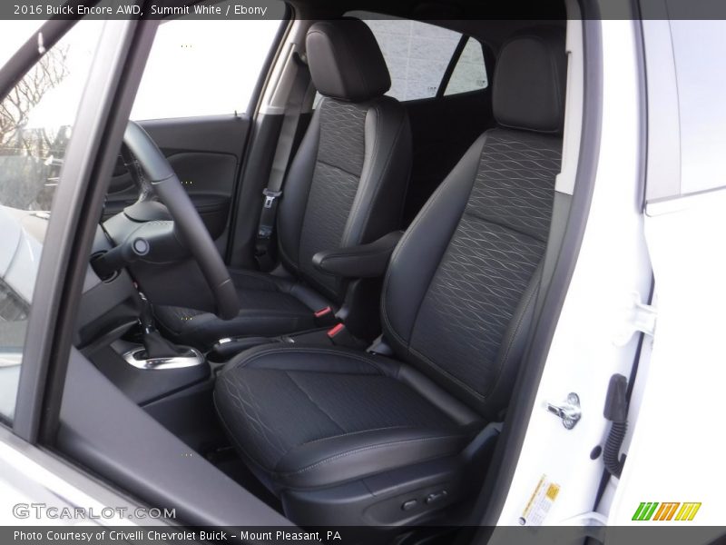 Summit White / Ebony 2016 Buick Encore AWD