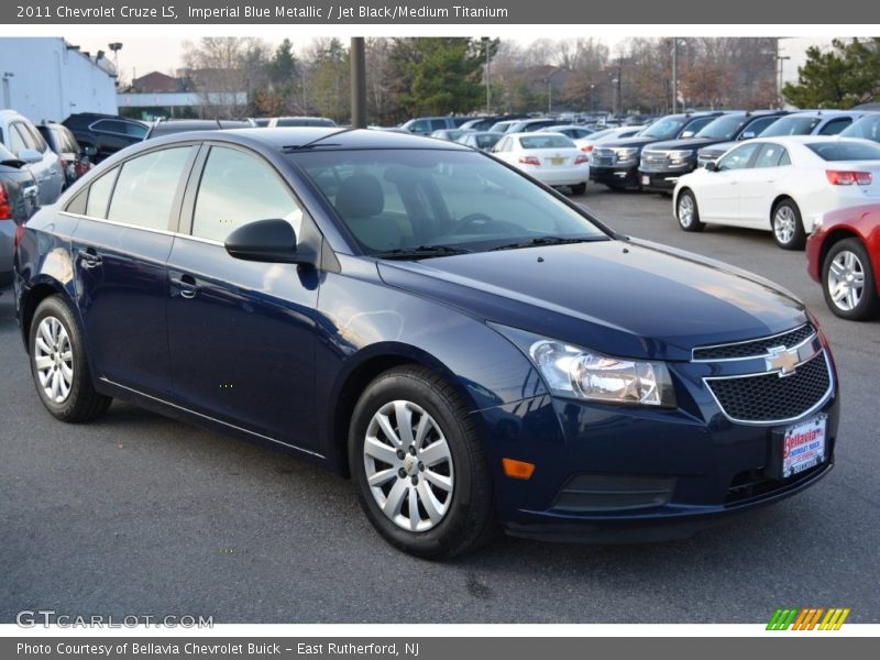 Imperial Blue Metallic / Jet Black/Medium Titanium 2011 Chevrolet Cruze LS