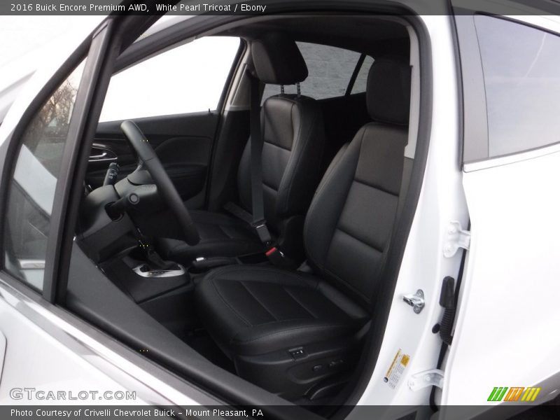 White Pearl Tricoat / Ebony 2016 Buick Encore Premium AWD