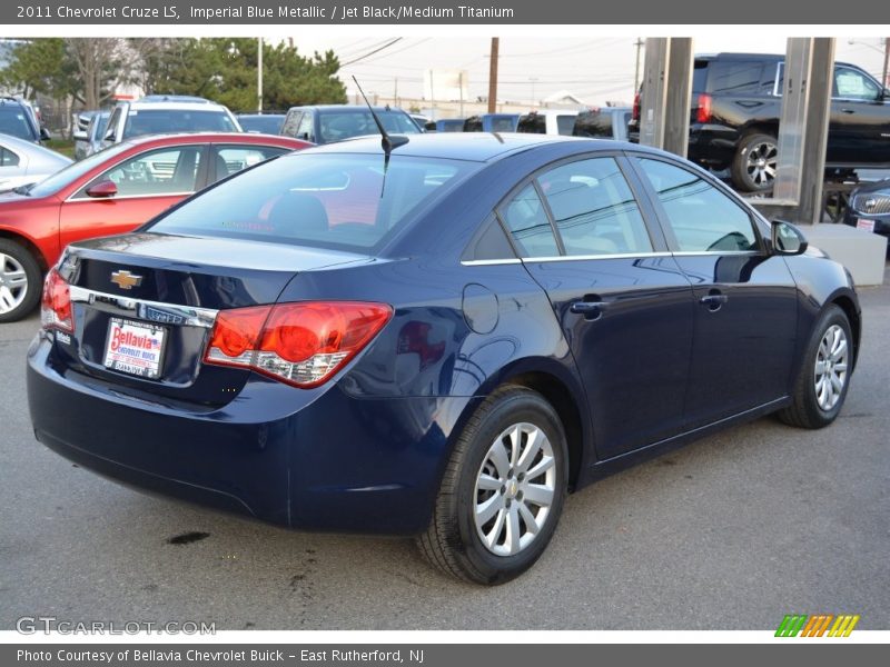 Imperial Blue Metallic / Jet Black/Medium Titanium 2011 Chevrolet Cruze LS
