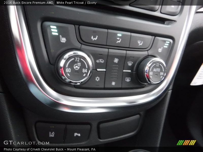 White Pearl Tricoat / Ebony 2016 Buick Encore Premium AWD