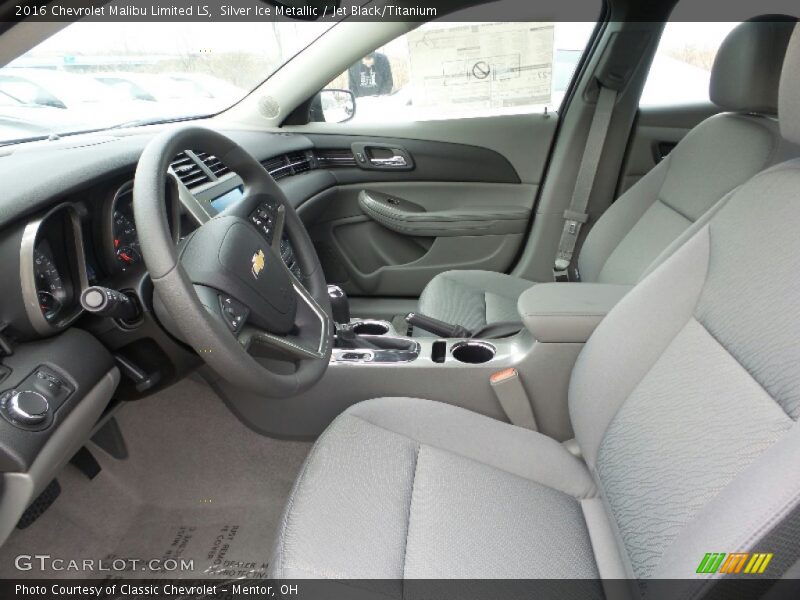 Silver Ice Metallic / Jet Black/Titanium 2016 Chevrolet Malibu Limited LS