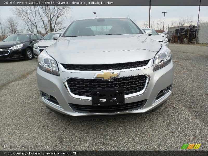 Silver Ice Metallic / Jet Black/Titanium 2016 Chevrolet Malibu Limited LS