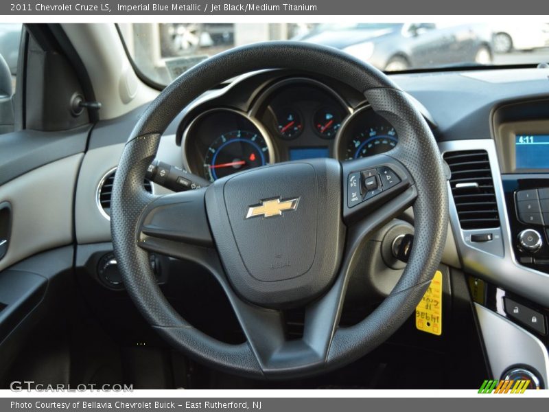Imperial Blue Metallic / Jet Black/Medium Titanium 2011 Chevrolet Cruze LS