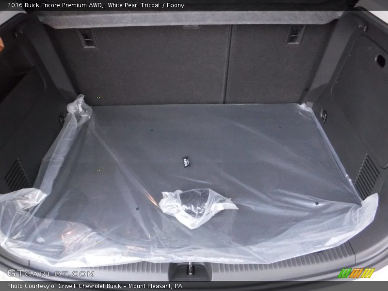 White Pearl Tricoat / Ebony 2016 Buick Encore Premium AWD