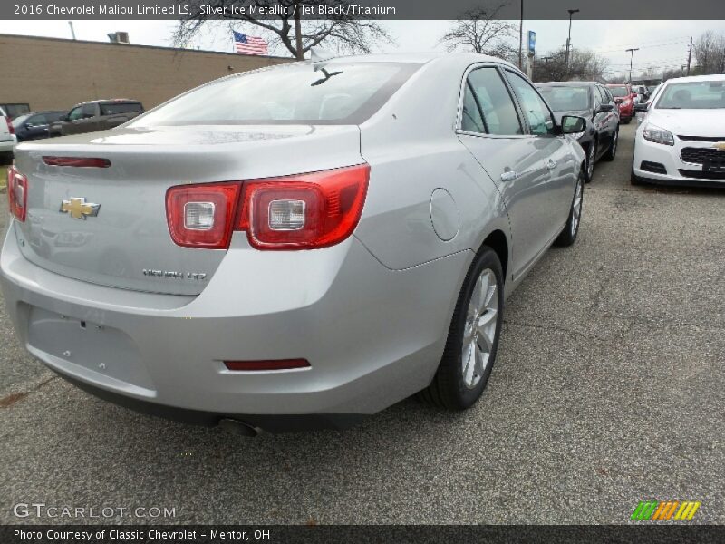 Silver Ice Metallic / Jet Black/Titanium 2016 Chevrolet Malibu Limited LS