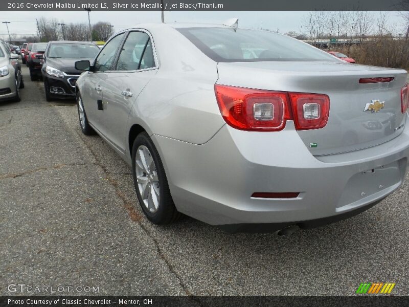 Silver Ice Metallic / Jet Black/Titanium 2016 Chevrolet Malibu Limited LS