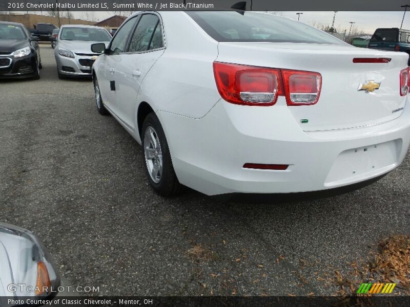 Summit White / Jet Black/Titanium 2016 Chevrolet Malibu Limited LS