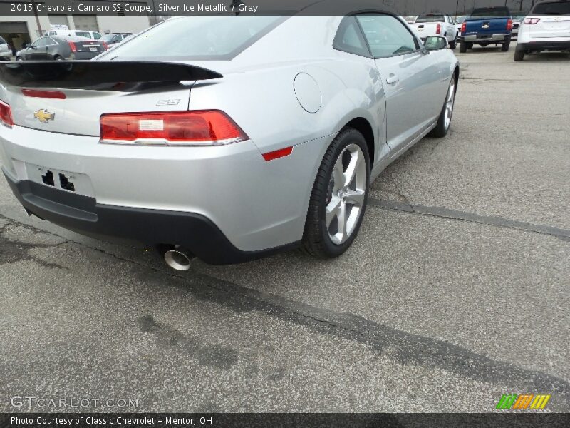 Silver Ice Metallic / Gray 2015 Chevrolet Camaro SS Coupe
