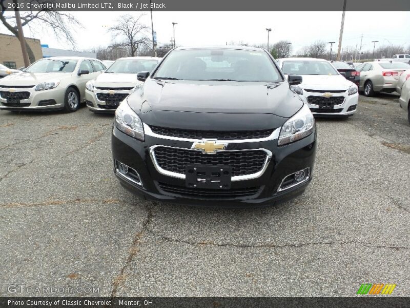 Black / Jet Black 2016 Chevrolet Malibu Limited LTZ
