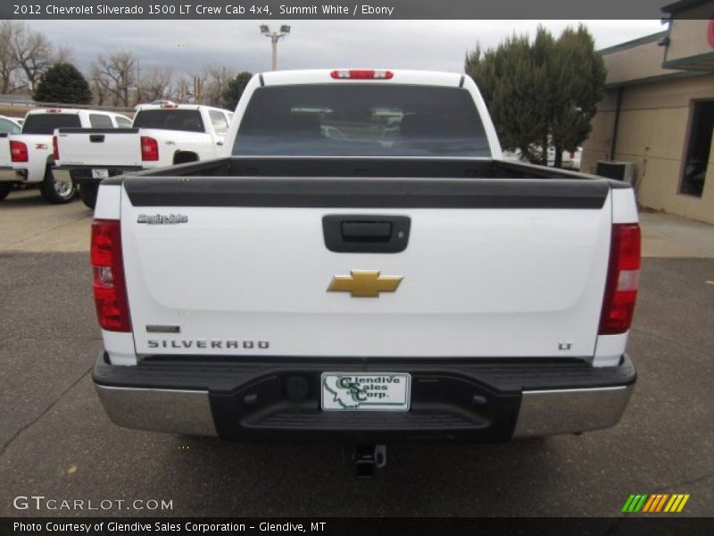 Summit White / Ebony 2012 Chevrolet Silverado 1500 LT Crew Cab 4x4