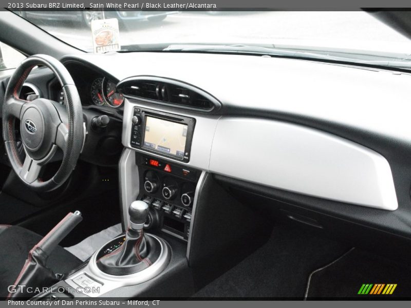 Satin White Pearl / Black Leather/Alcantara 2013 Subaru BRZ Limited