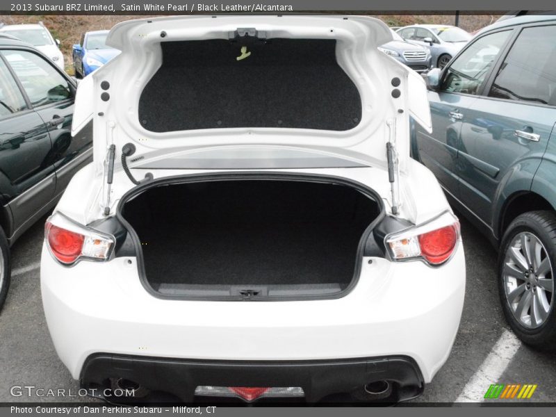 Satin White Pearl / Black Leather/Alcantara 2013 Subaru BRZ Limited