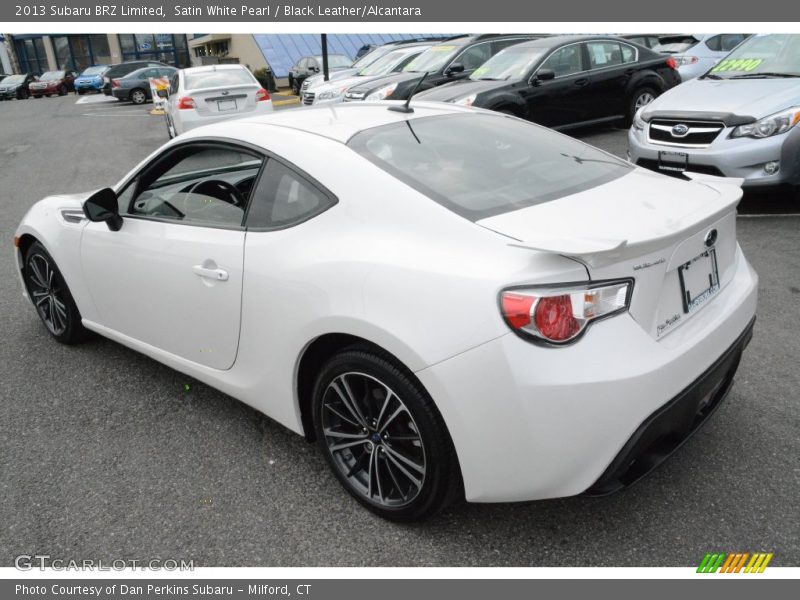 Satin White Pearl / Black Leather/Alcantara 2013 Subaru BRZ Limited