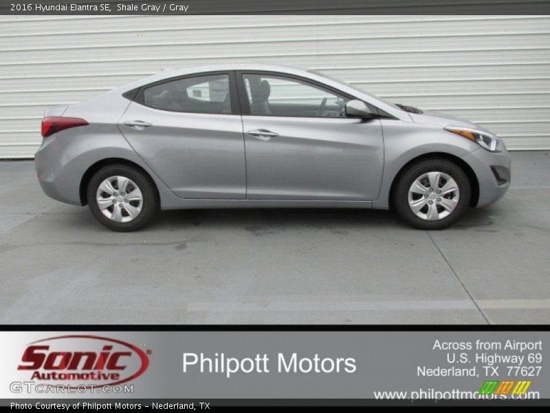 Shale Gray / Gray 2016 Hyundai Elantra SE