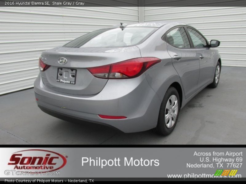 Shale Gray / Gray 2016 Hyundai Elantra SE