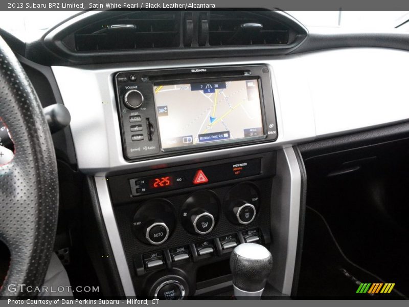 Satin White Pearl / Black Leather/Alcantara 2013 Subaru BRZ Limited