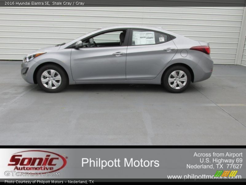 Shale Gray / Gray 2016 Hyundai Elantra SE