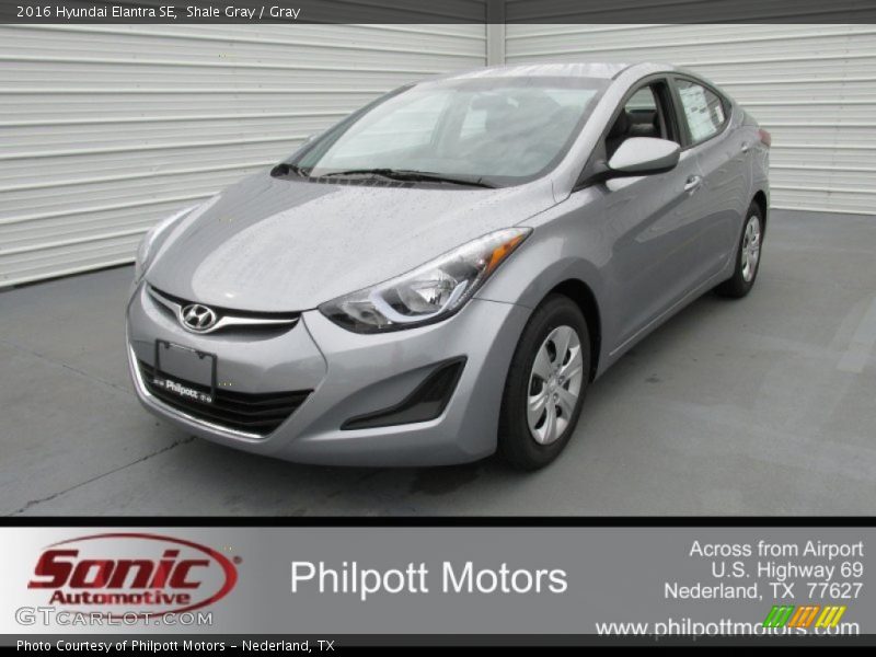 Shale Gray / Gray 2016 Hyundai Elantra SE