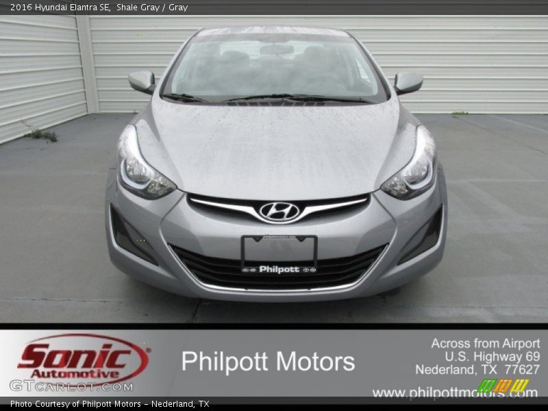 Shale Gray / Gray 2016 Hyundai Elantra SE