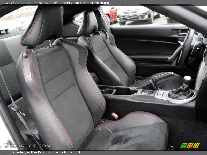 Satin White Pearl / Black Leather/Alcantara 2013 Subaru BRZ Limited