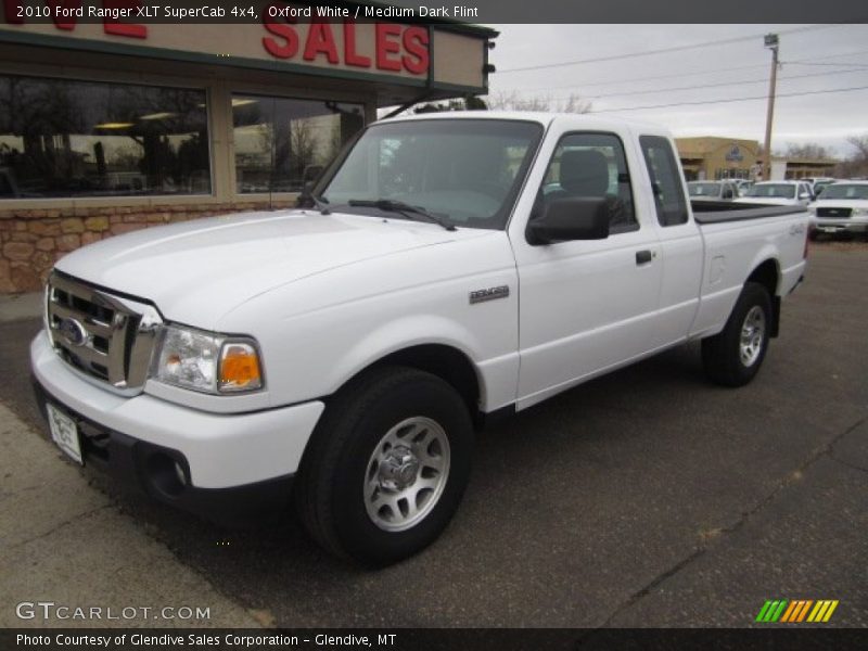 Oxford White / Medium Dark Flint 2010 Ford Ranger XLT SuperCab 4x4