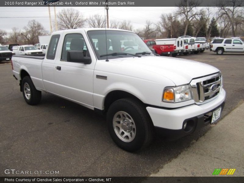 Oxford White / Medium Dark Flint 2010 Ford Ranger XLT SuperCab 4x4