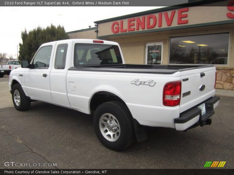 Oxford White / Medium Dark Flint 2010 Ford Ranger XLT SuperCab 4x4