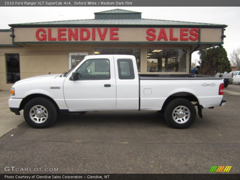 Oxford White / Medium Dark Flint 2010 Ford Ranger XLT SuperCab 4x4