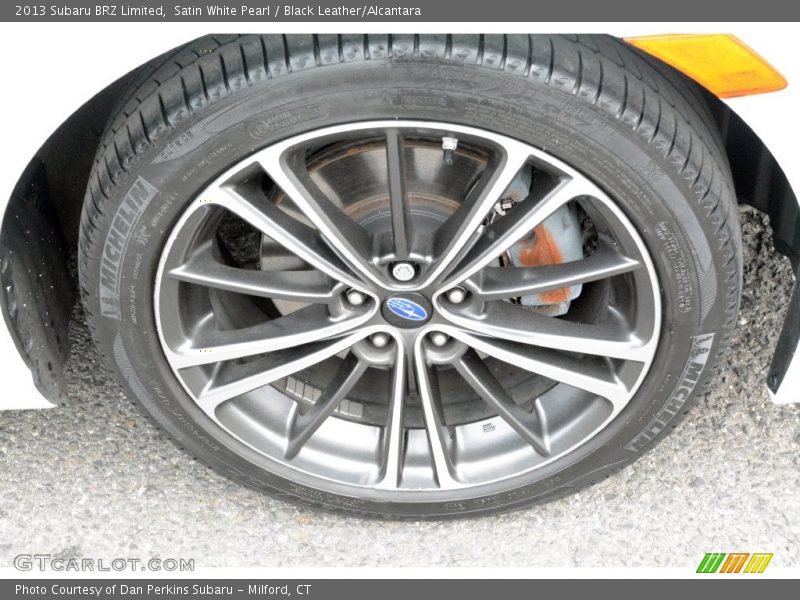 Satin White Pearl / Black Leather/Alcantara 2013 Subaru BRZ Limited