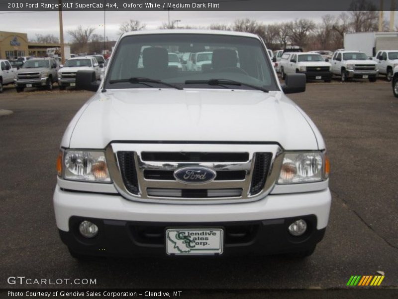 Oxford White / Medium Dark Flint 2010 Ford Ranger XLT SuperCab 4x4