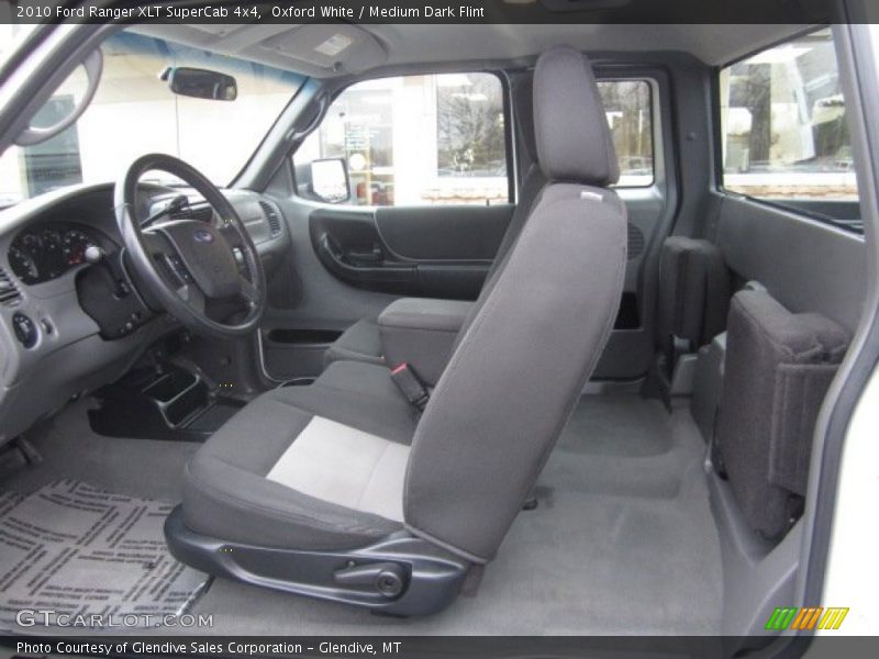 Oxford White / Medium Dark Flint 2010 Ford Ranger XLT SuperCab 4x4