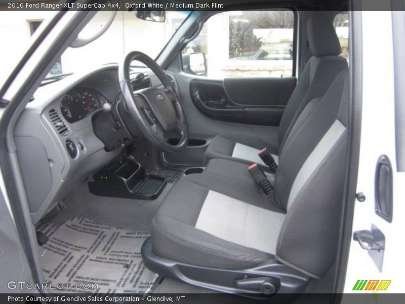 Oxford White / Medium Dark Flint 2010 Ford Ranger XLT SuperCab 4x4
