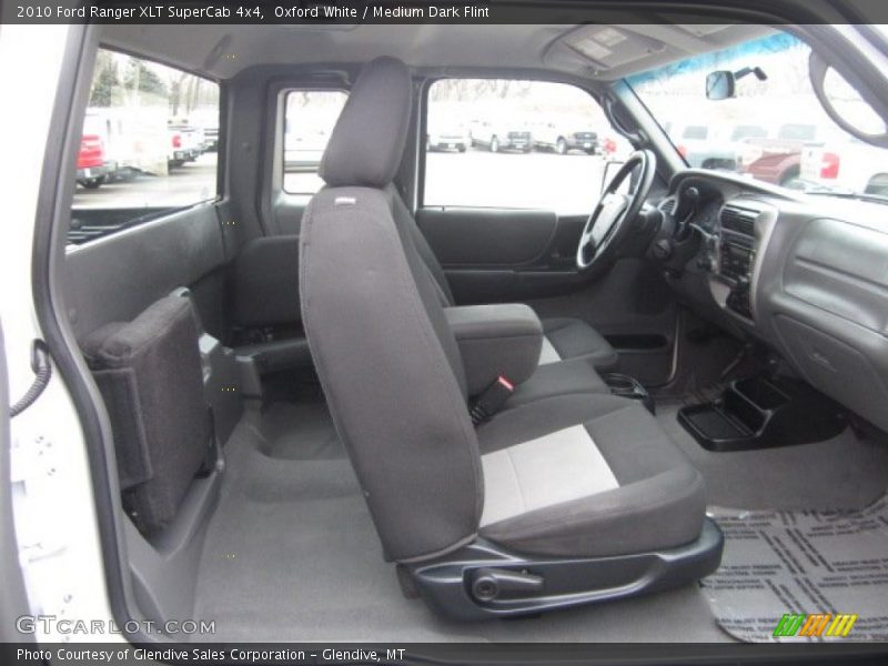 Oxford White / Medium Dark Flint 2010 Ford Ranger XLT SuperCab 4x4