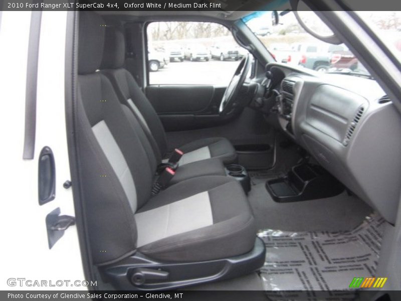 Oxford White / Medium Dark Flint 2010 Ford Ranger XLT SuperCab 4x4