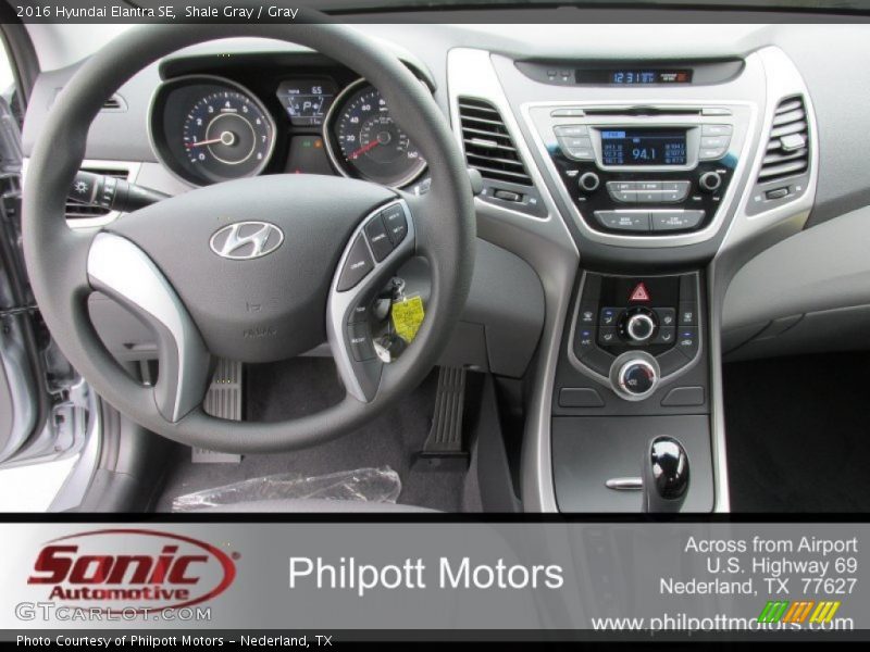 Shale Gray / Gray 2016 Hyundai Elantra SE