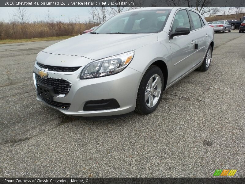 Silver Ice Metallic / Jet Black/Titanium 2016 Chevrolet Malibu Limited LS