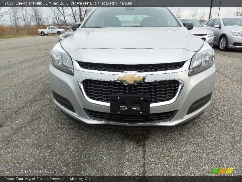 Silver Ice Metallic / Jet Black/Titanium 2016 Chevrolet Malibu Limited LS