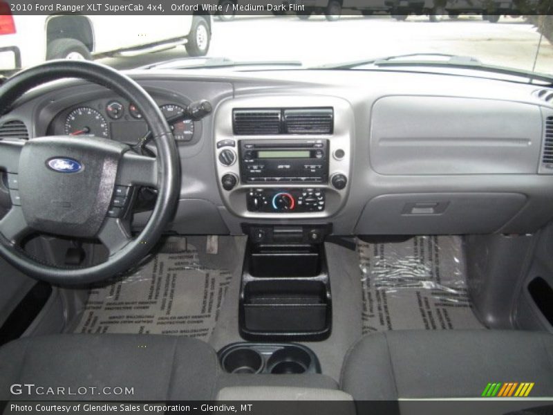 Oxford White / Medium Dark Flint 2010 Ford Ranger XLT SuperCab 4x4
