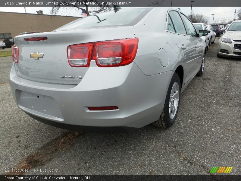 Silver Ice Metallic / Jet Black/Titanium 2016 Chevrolet Malibu Limited LS