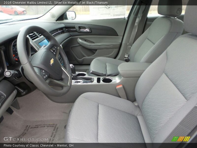 Silver Ice Metallic / Jet Black/Titanium 2016 Chevrolet Malibu Limited LS