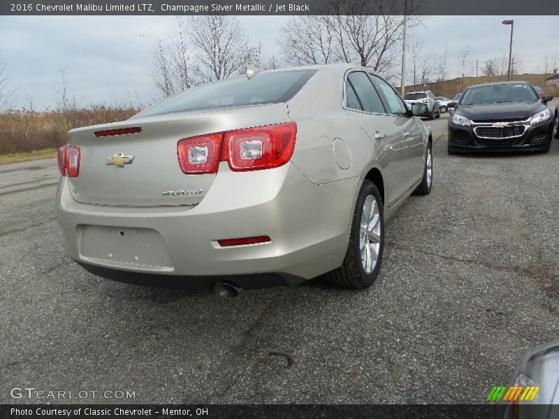 Champagne Silver Metallic / Jet Black 2016 Chevrolet Malibu Limited LTZ