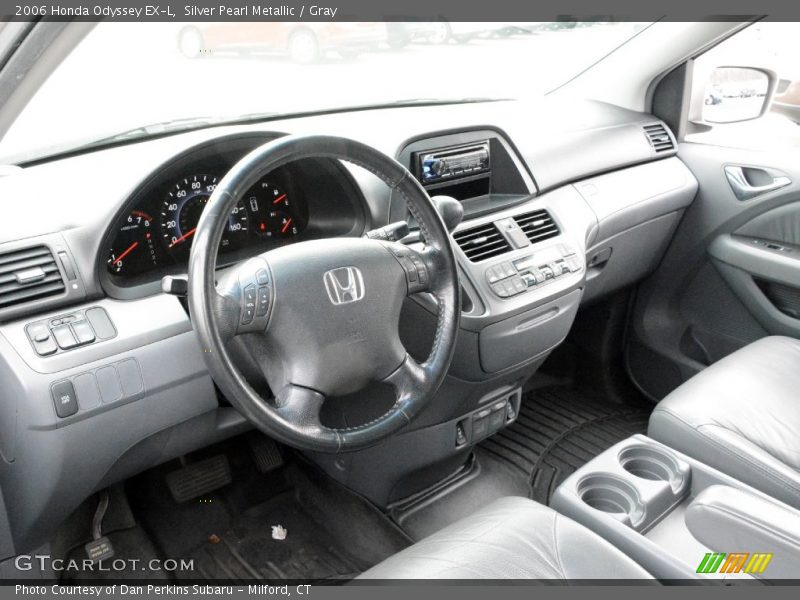Silver Pearl Metallic / Gray 2006 Honda Odyssey EX-L