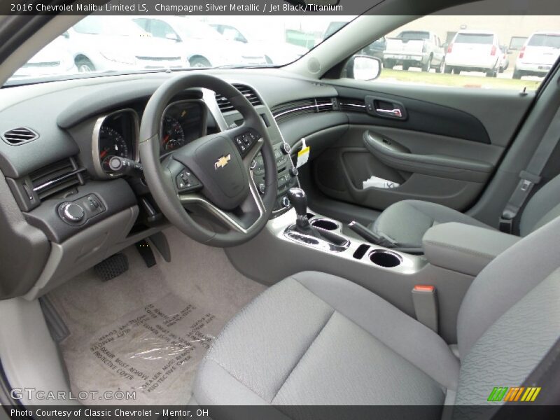 Champagne Silver Metallic / Jet Black/Titanium 2016 Chevrolet Malibu Limited LS
