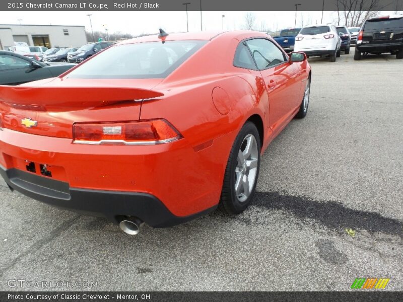 Red Hot / Black 2015 Chevrolet Camaro LT Coupe