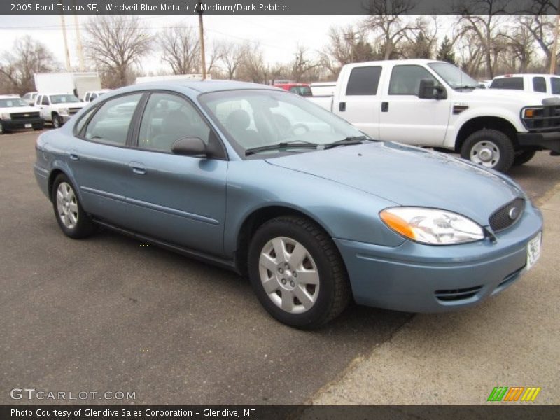 Windveil Blue Metallic / Medium/Dark Pebble 2005 Ford Taurus SE